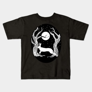 Lepus noctis Kids T-Shirt